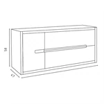 ארון אמבטיה תלוי S013 2