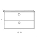 ארון אמבטיה תלוי S08 3