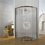 מקלחון פינתי מעוגל S523