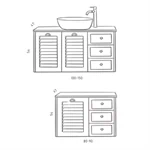 ארון אמבטיה SS041 3