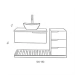 ארון אמבטיה SS047 4