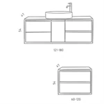 ארון אמבטיה SS055 4