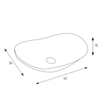 כיור מונח חרס 074 3