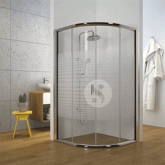 מקלחון פינתי מעוגל S523